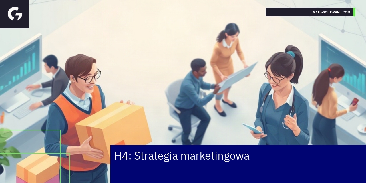 Grafika przedstawiająca strategię marketingową Hyva