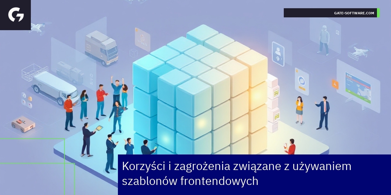 Schemat korzyści i zagrożeń szablonów frontendowych