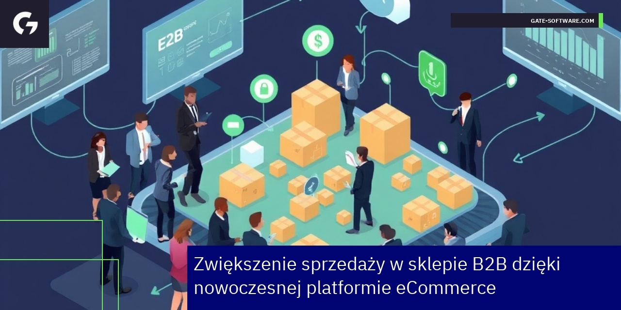 Schemat platformy Magento B2B i integracji ERP