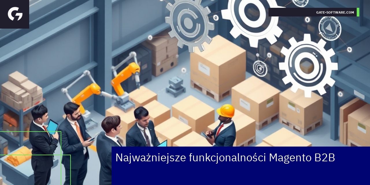 Funkcjonalności Magento B2B dla branży budowlanej Schemat cyfryzacji sprzedaży i integracji Magento