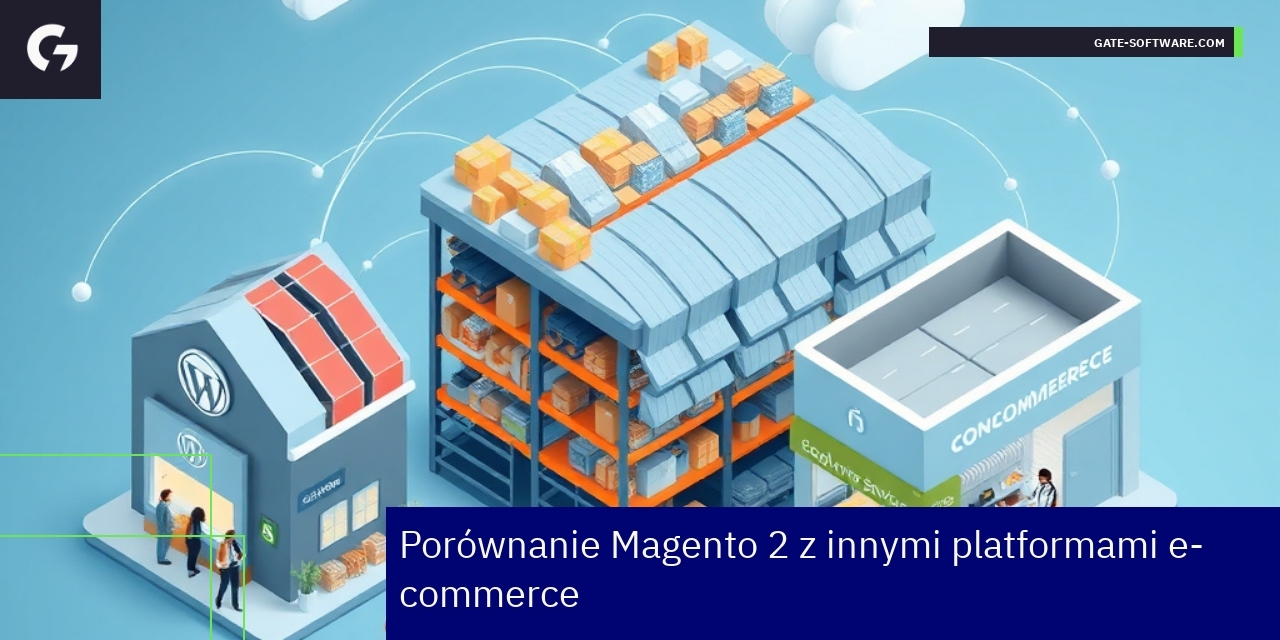 Ikony Magento WooCommerce Shopify i porównanie funkcji