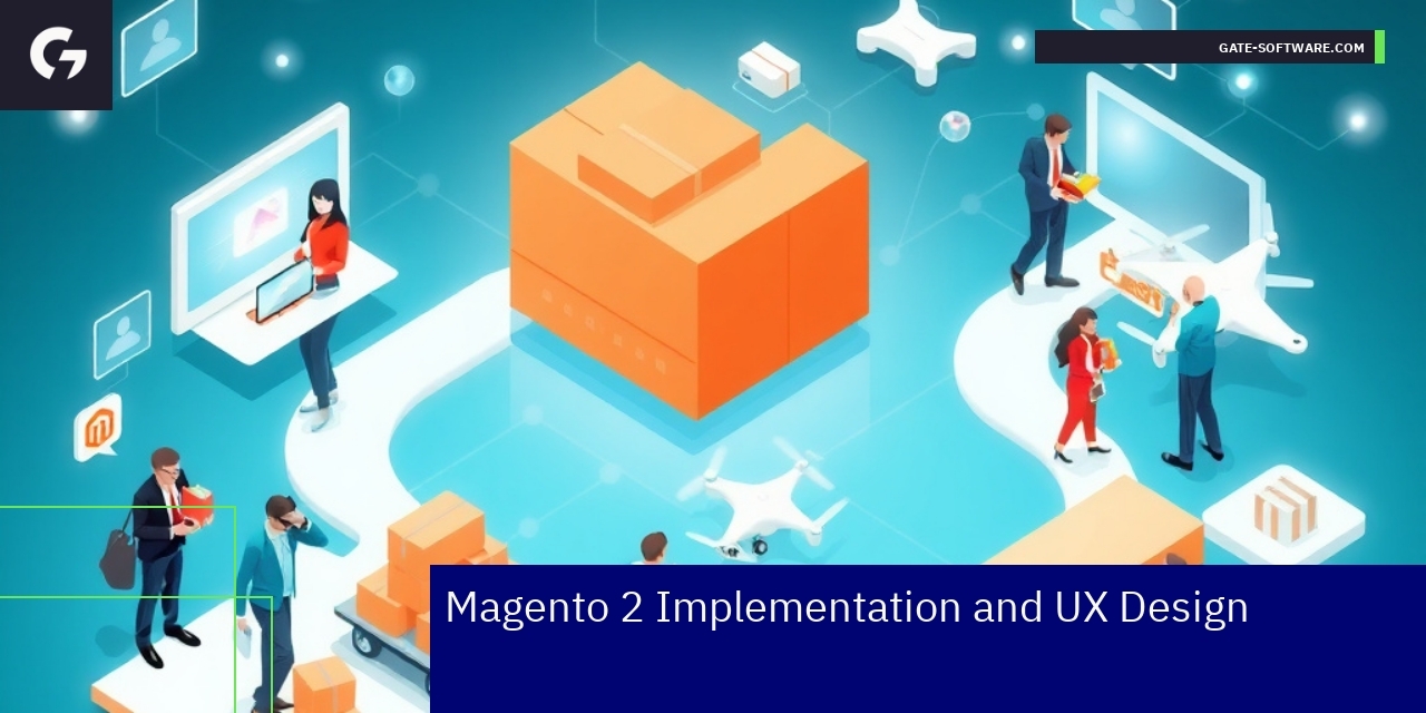 Magento 2 interface showing UX and user management