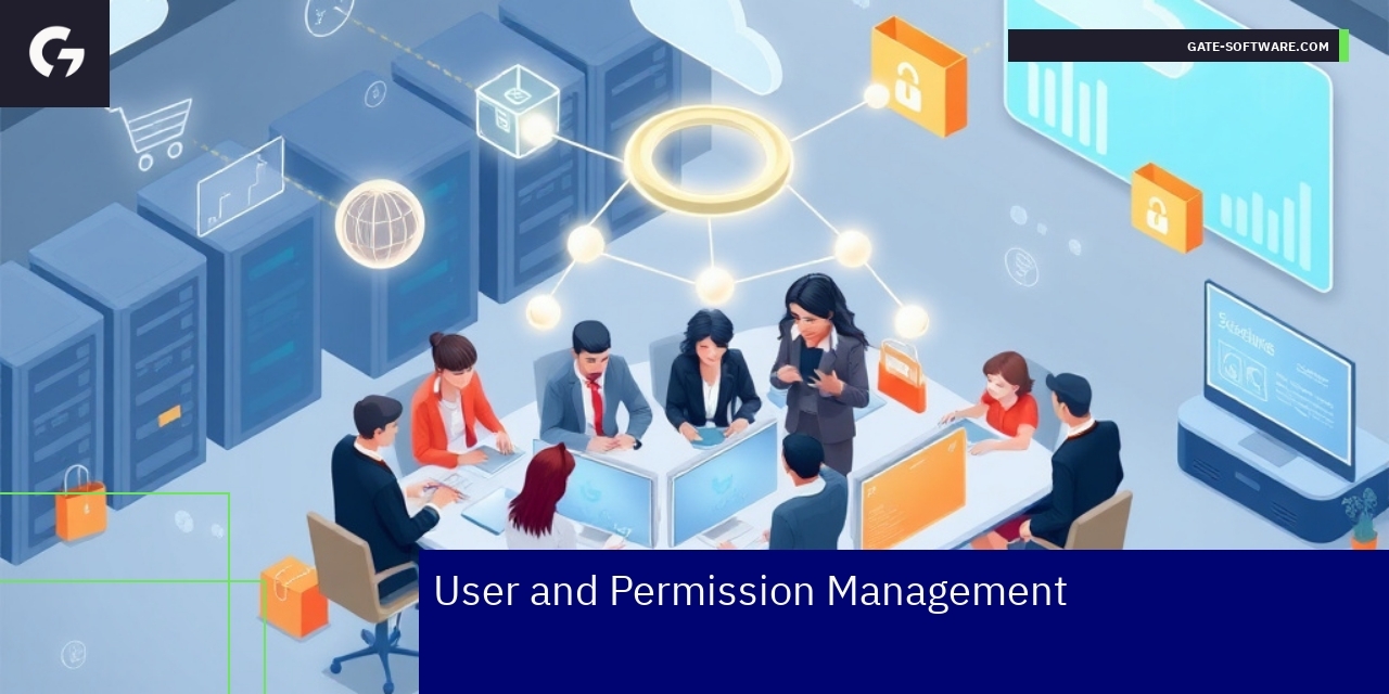 Secure user access control in business software