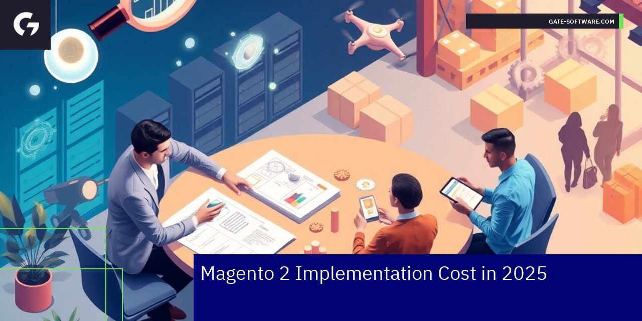 Magento 2 Implementation Cost Breakdown 2025 Graphical overview of Magento 2 cost components