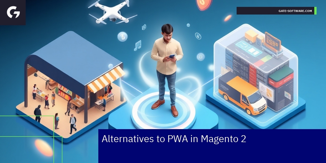 Alternatives to Magento 2 PWA Solutions Comparison chart of Magento 2 mobile optimization options