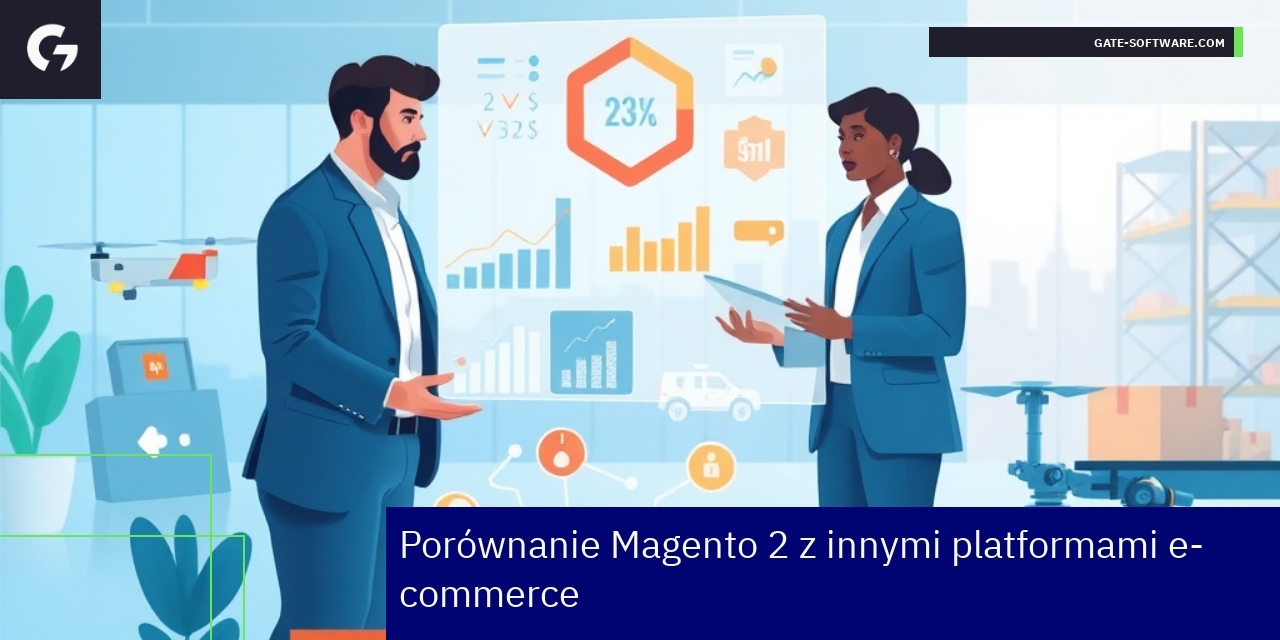 Schemat przedstawiający różnice między sklepami B2B i B2C