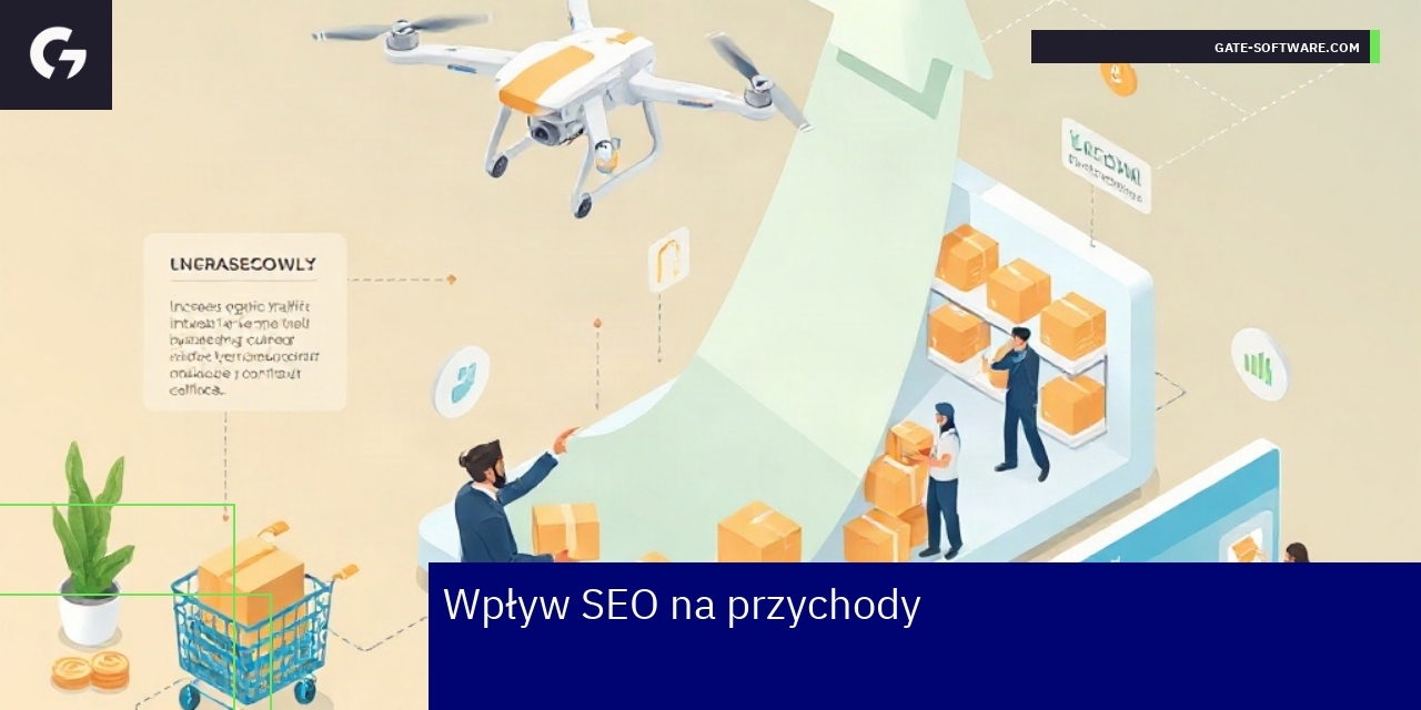 Wpływ SEO na wzrost przychodów firm Wzrost przychodów dzięki SEO na wykresach