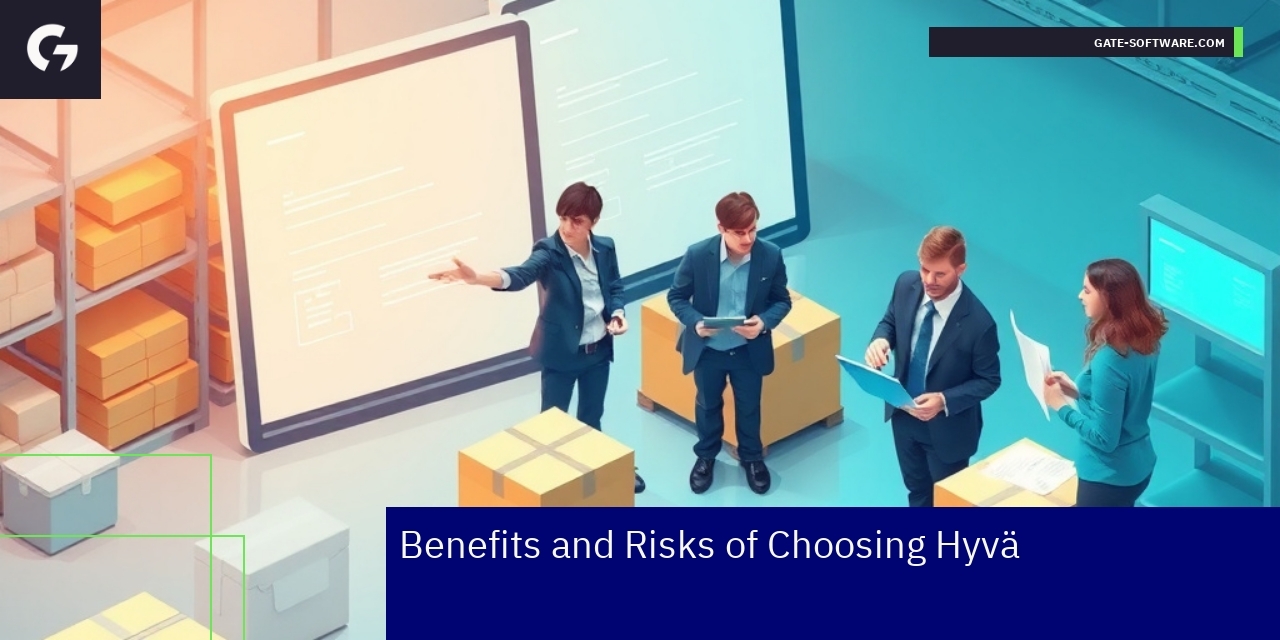 Graph showing benefits and risks of Hyvä theme