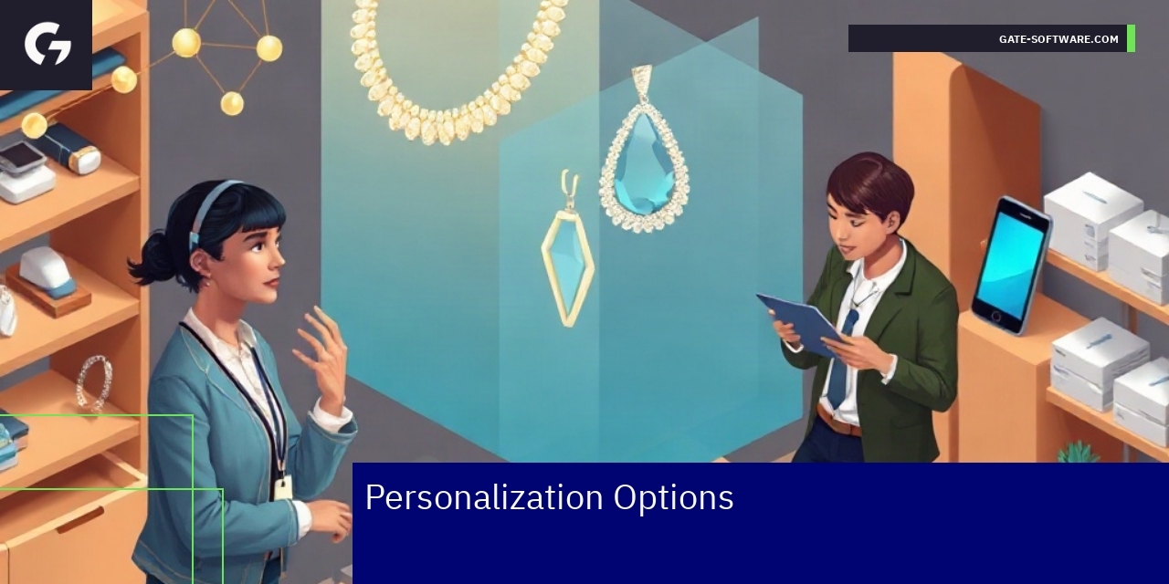 Custom jewelry website themes on multiple devices