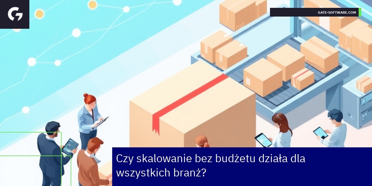 Schemat pokazujący skalowanie w branżach B2B