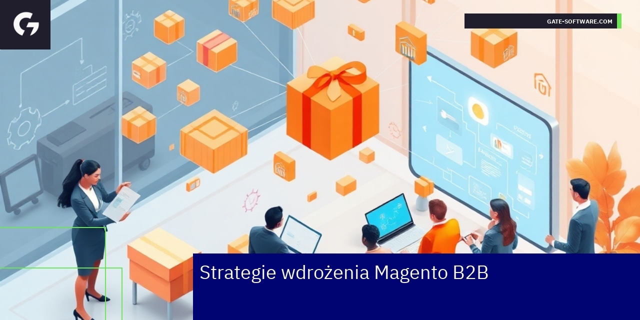Schemat procesu wdrożenia Magento B2B