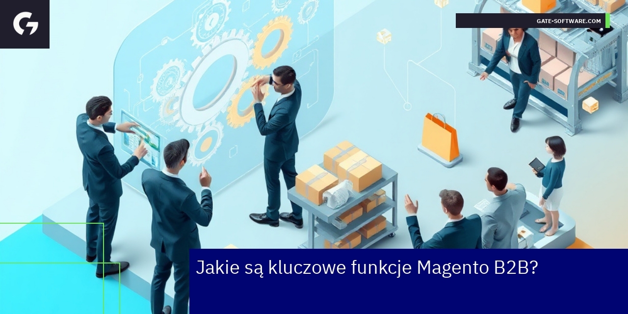 Schemat usprawnienia procesów i personalizacji w Magento B2B