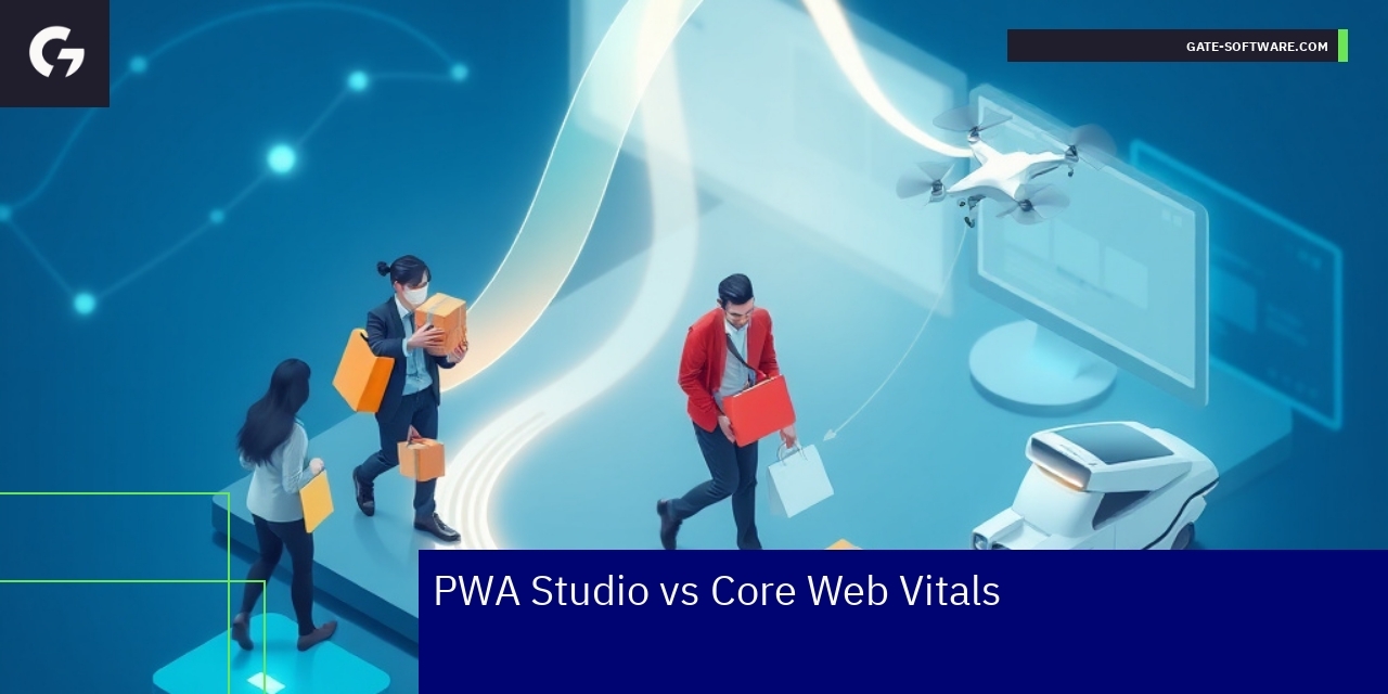 Comparison chart of PWA Studio and traditional ecommerce solutions