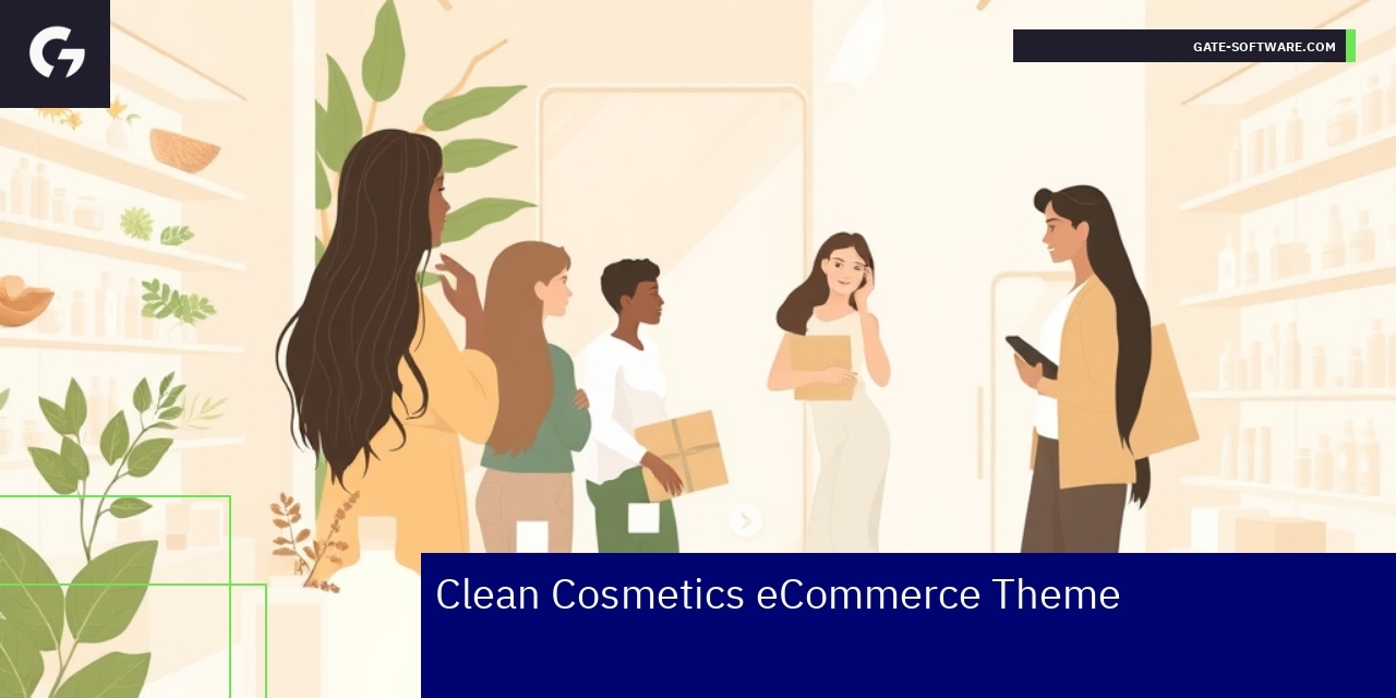 Clean Cosmetics eCommerce Design and UX Overview Minimalist cosmetics store interface with clean layout