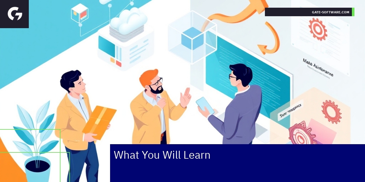 Advanced Magento 2 Management Training Insights Magento 2 concepts with charts and icons on screen