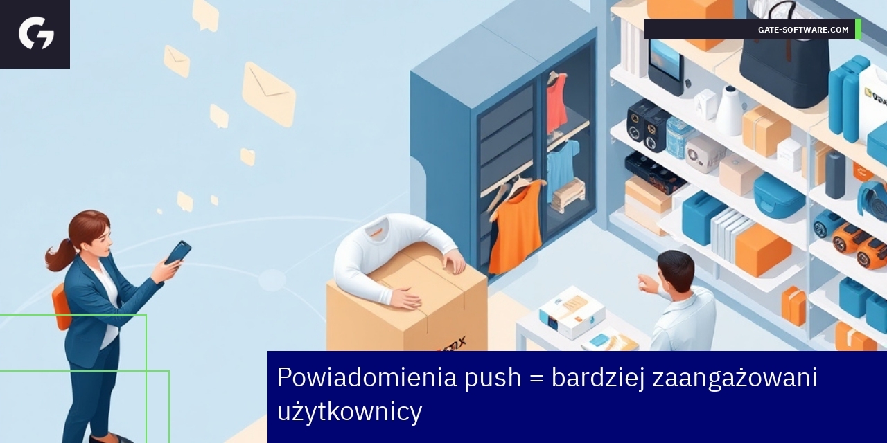 Ikony powiadomień push na urządzeniach mobilnych