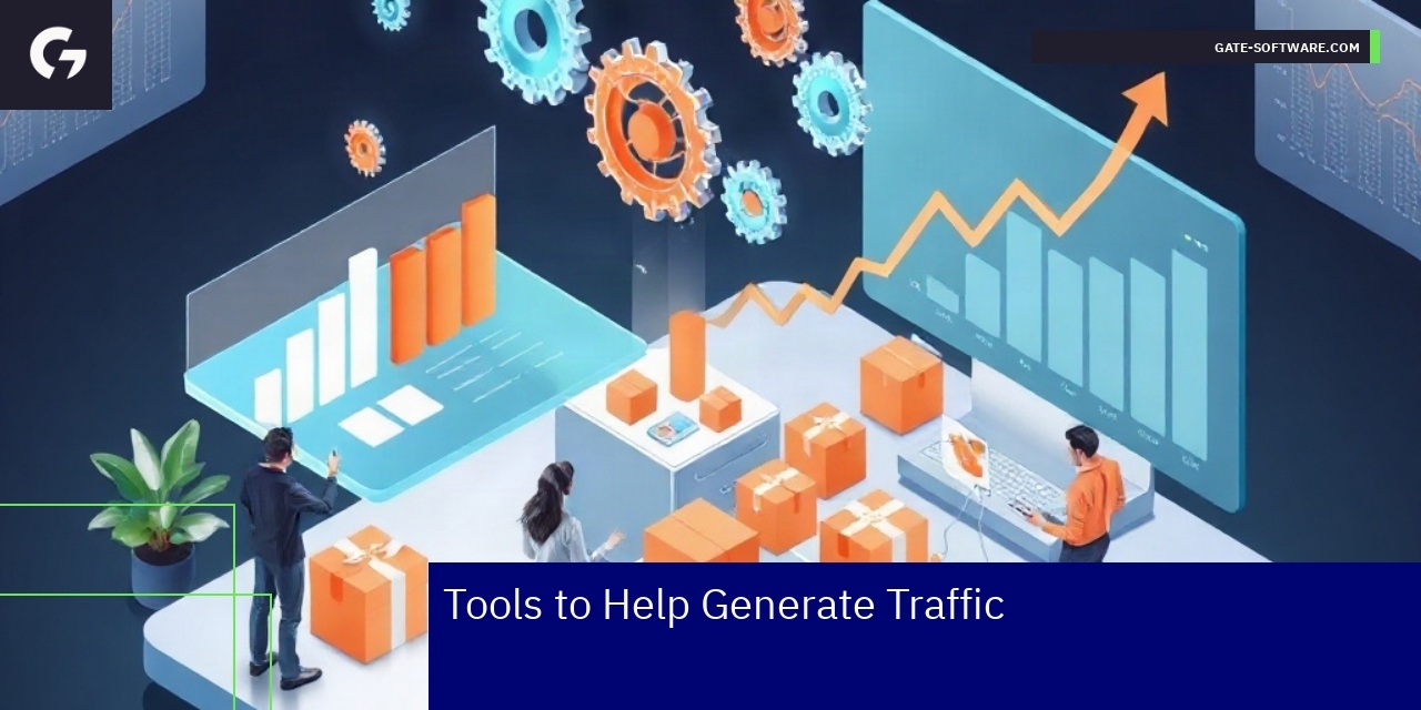 Magento 2 SEO Tools for Traffic Growth Illustration of SEO tools and traffic analytics