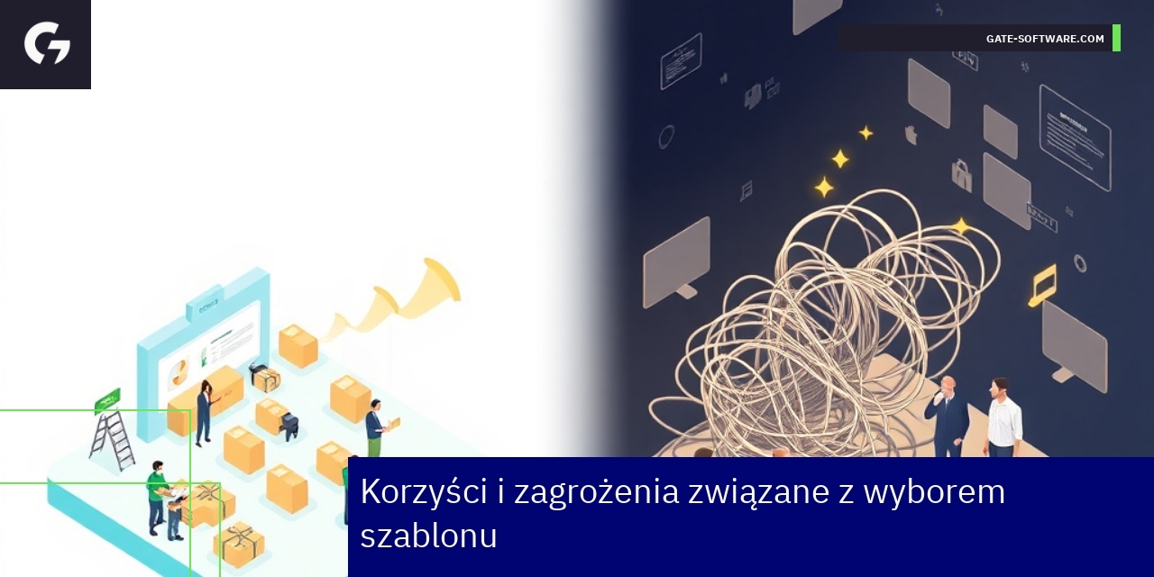 Korzyści i zagrożenia wyboru szablonu Hyva Schemat korzyści i zagrożeń szablonu Hyva