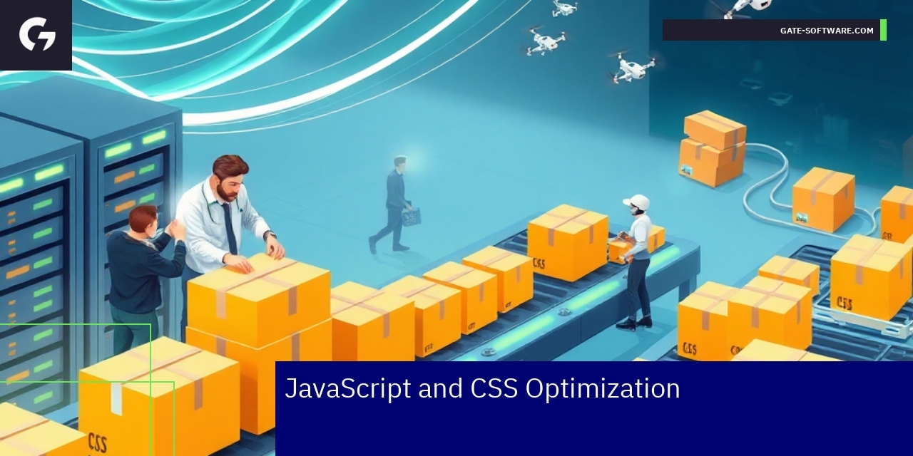 JavaScript and CSS Optimization Techniques Overview Diagram showing JavaScript and CSS optimization techniques