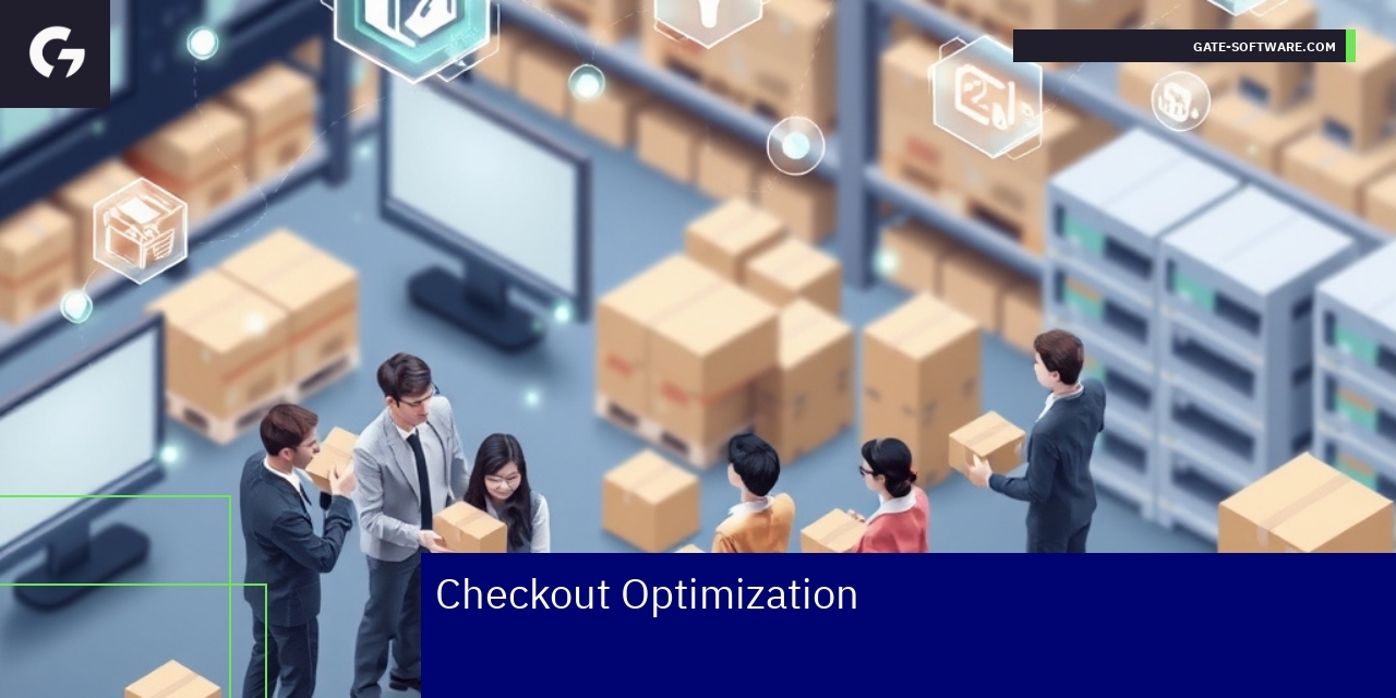 B2B Checkout Optimization Strategies Illustration of checkout optimization techniques in B2B stores