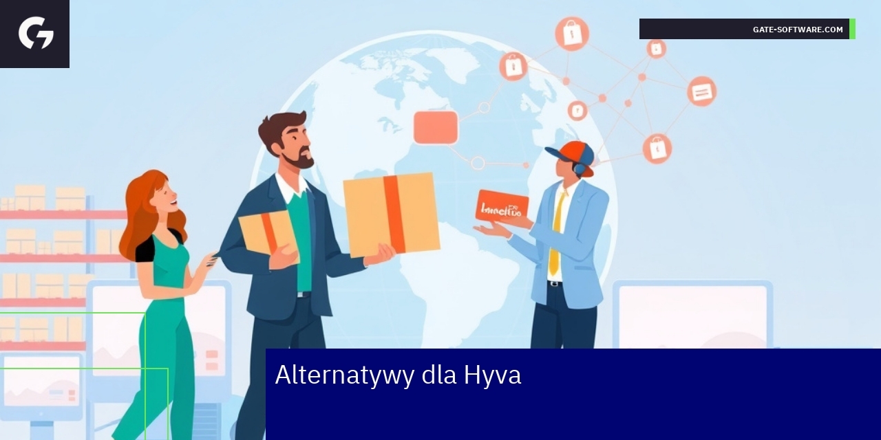 Schemat wyboru frontendu Magento 2 z alternatywami