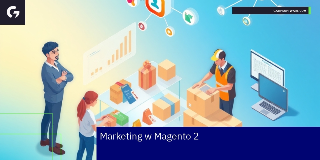 Schemat narzędzi marketingowych Magento 2