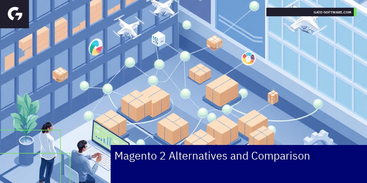 E-commerce platform comparison and migration concept