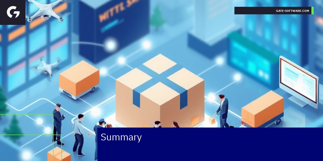 Illustration of e-commerce growth and technology