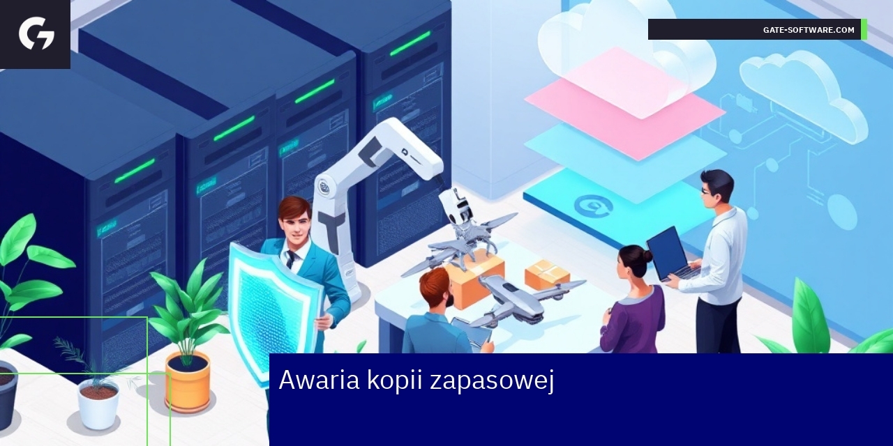 Schemat procesu zarządzania backupem danych