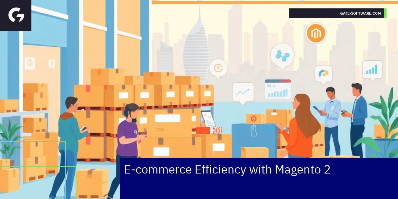 Magento 2 platform interface with B2B sales features