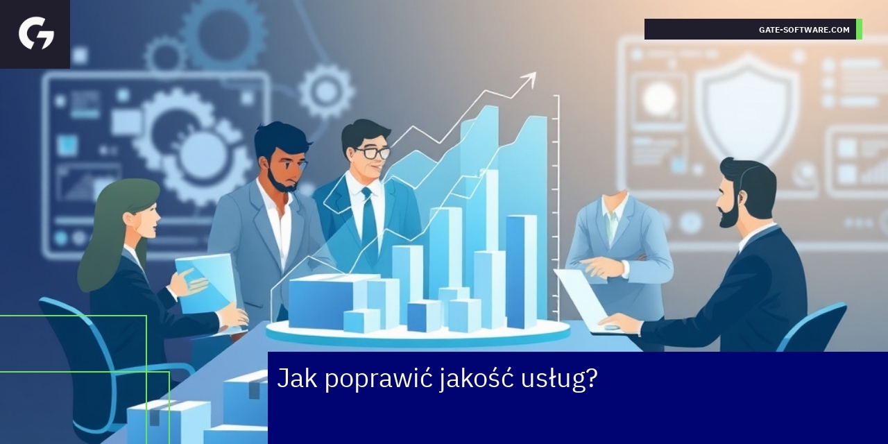 Poprawa jakości usług w sektorze B2B Schemat przedstawiający proces poprawy jakości usług B2B