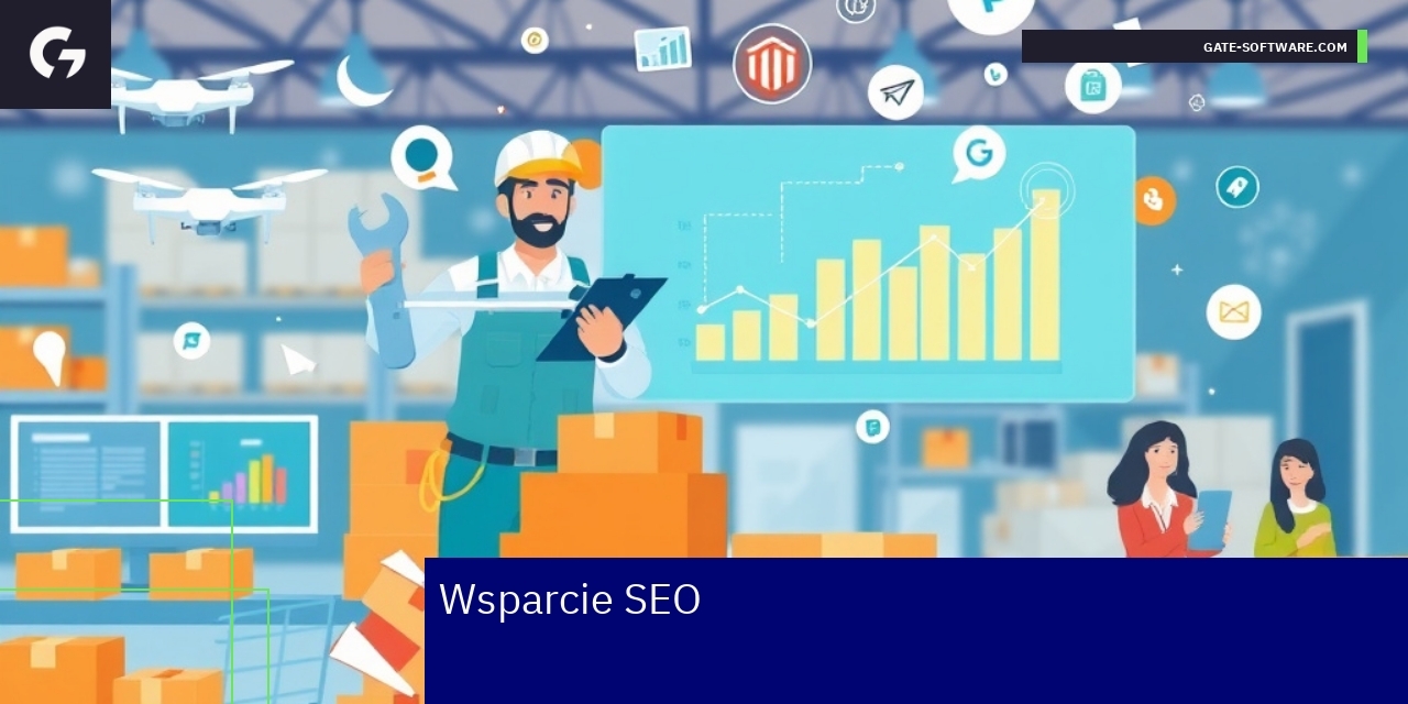 Schemat procesu wsparcia SEO i aktualizacji Magento 2