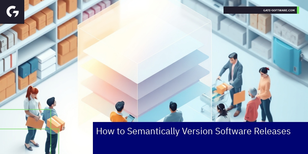 Illustration of semantic versioning parts and benefits