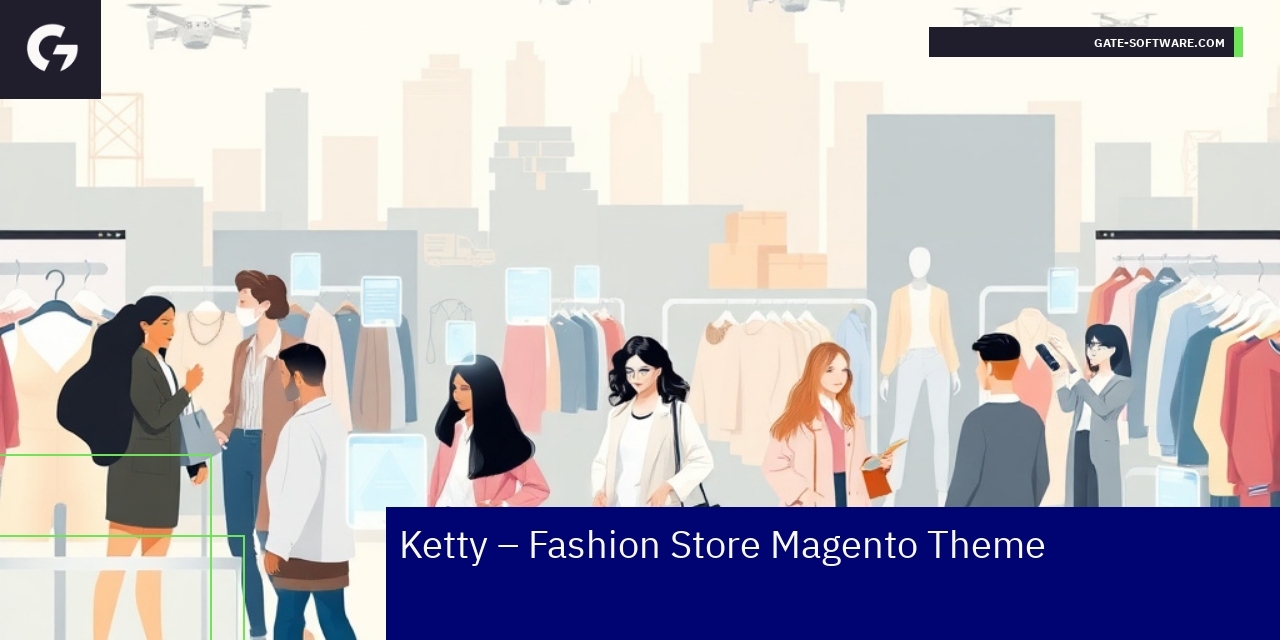 Magento themes interface on multiple devices