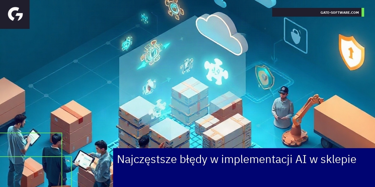 Błędy w wdrożeniu AI w sklepach detalicznych Schemat błędów implementacji AI i ich skutków