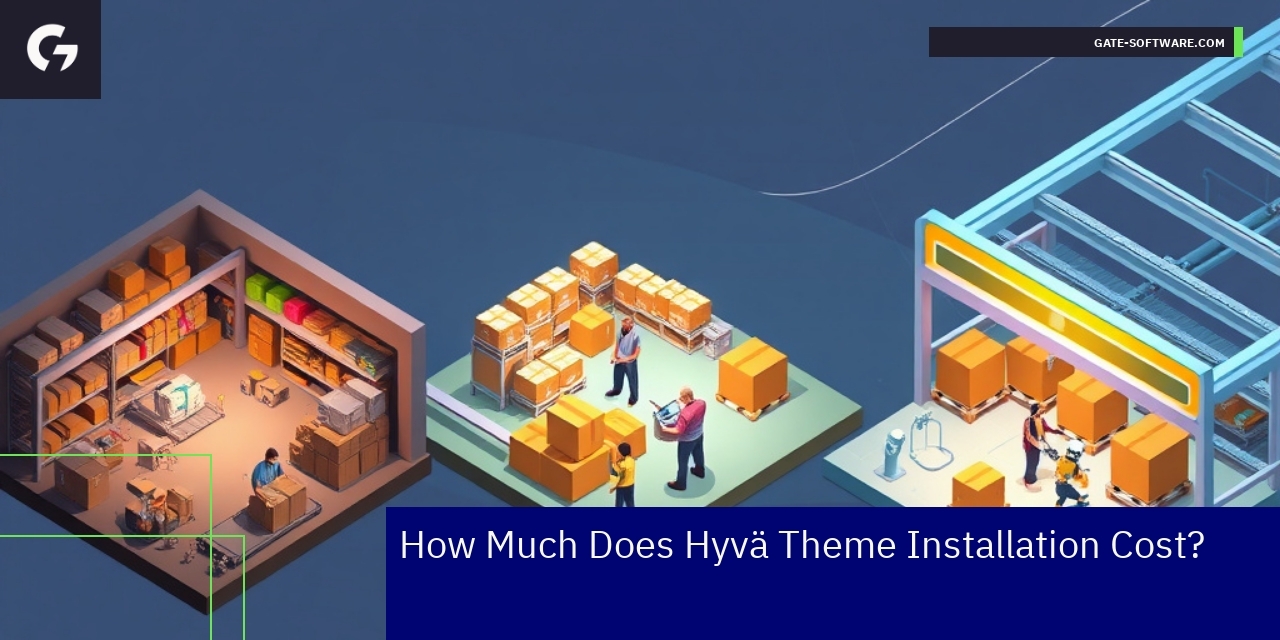 Graph comparing Magento Luma, Porto, and Hyvä themes