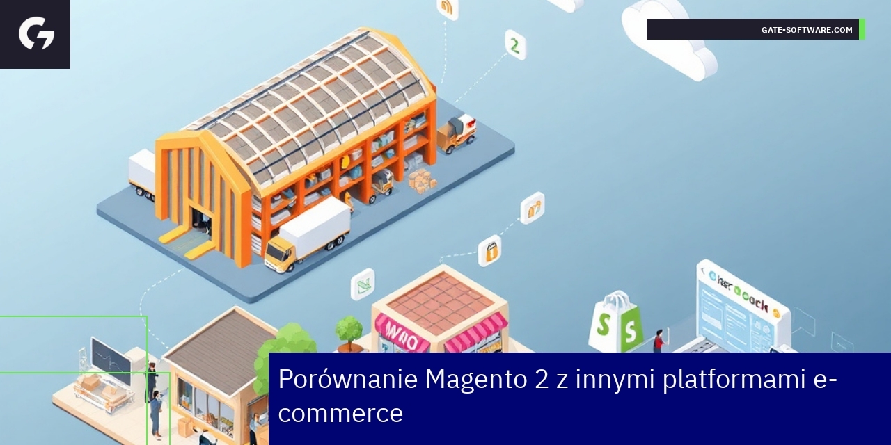 Porównanie platform e-commerce Magento 2, WooCommerce, Shopify