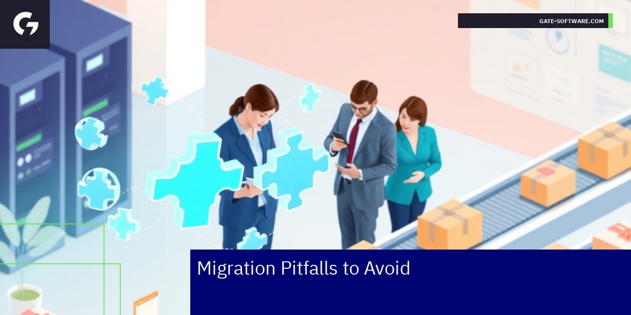 Diagram showing migration pitfalls and extension management