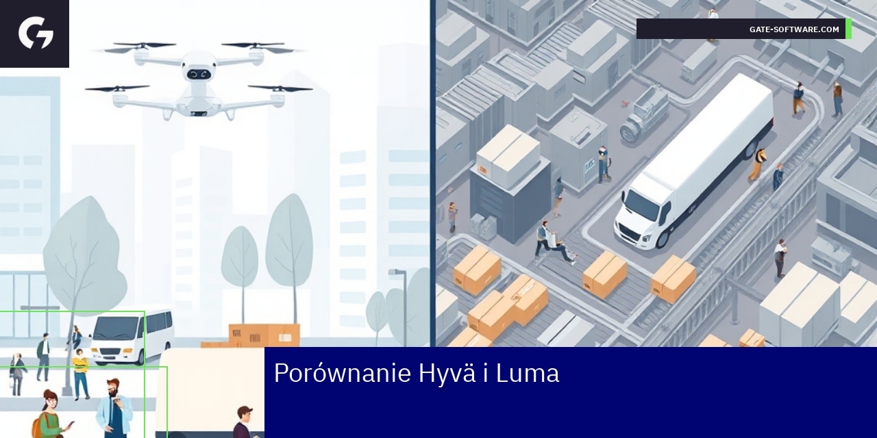 Schemat porównania wydajności i SEO Hyvä i Luma