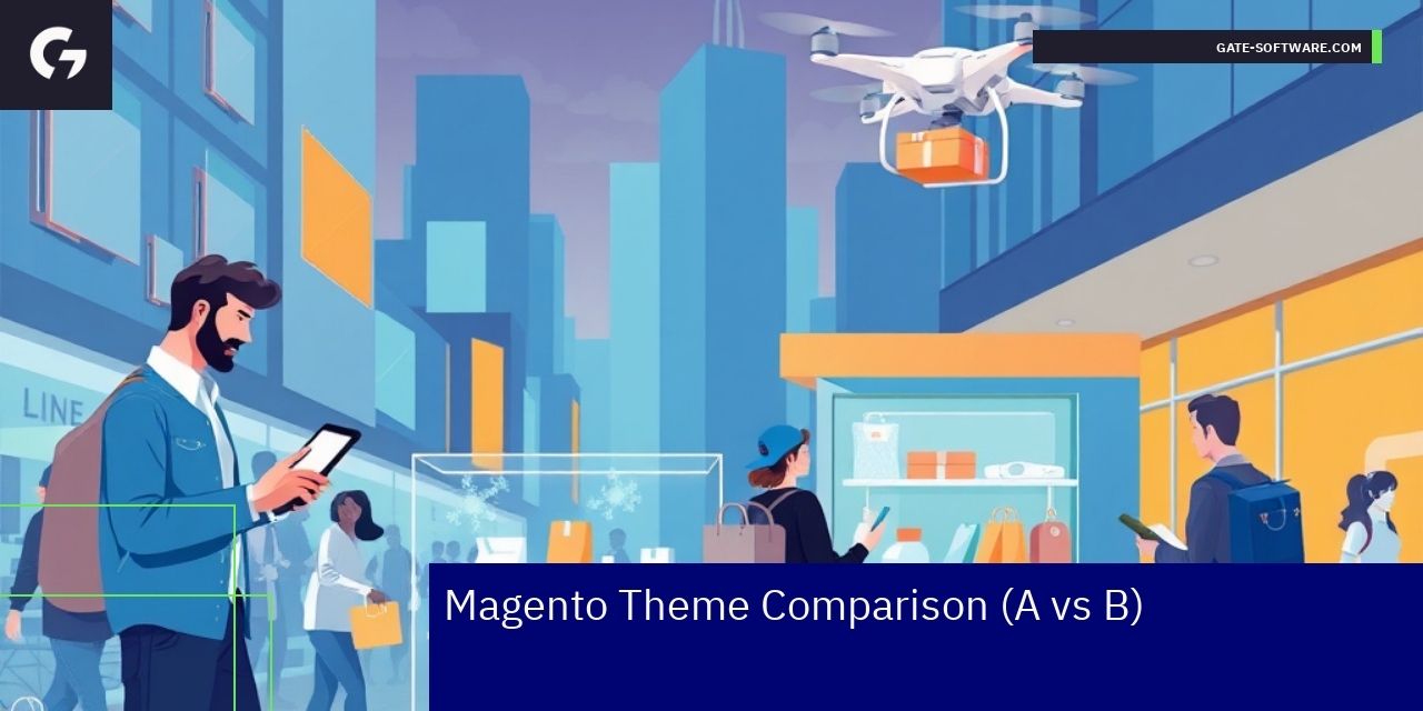 Magento themes performance and UX comparison chart