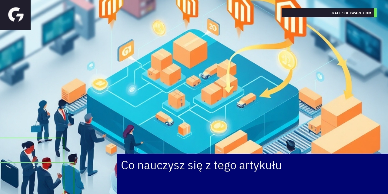Wykres sprzedaży i ikonka Magento 2