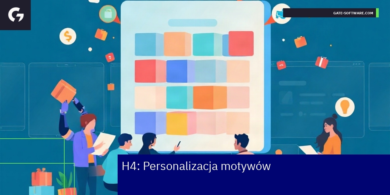 Ilustracja personalizacji motywów Hyva