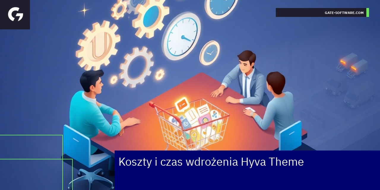 Schemat przedstawiający proces wdrożenia Hyva Theme