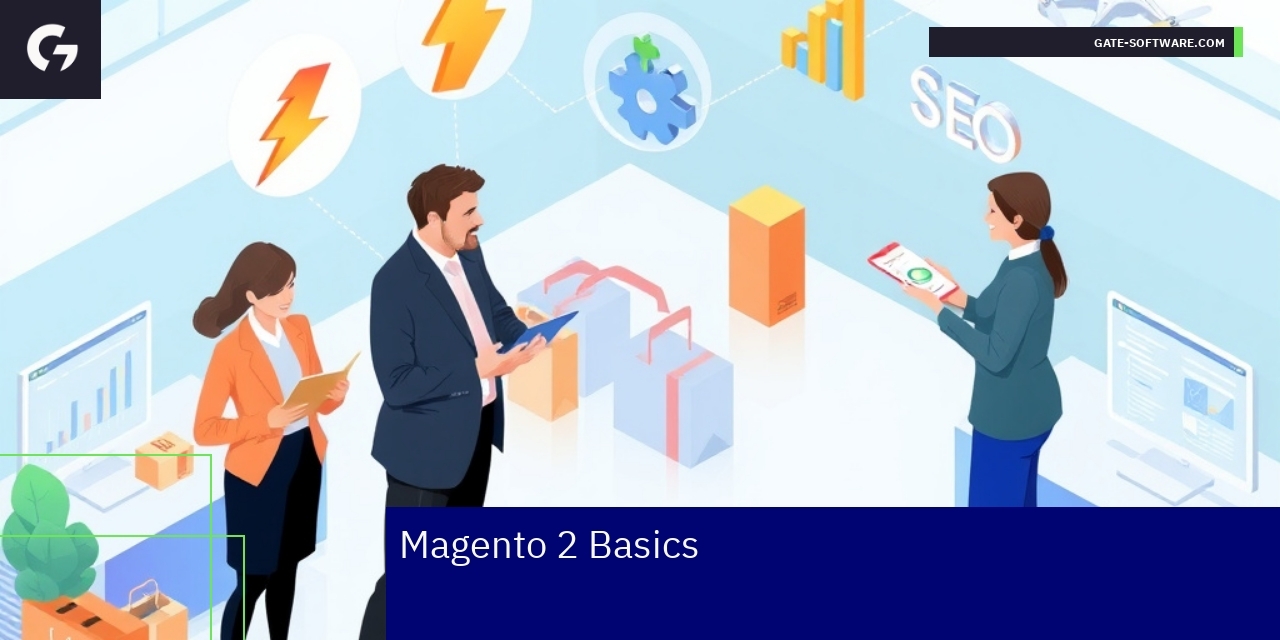 Magento 2 platform features and benefits illustration