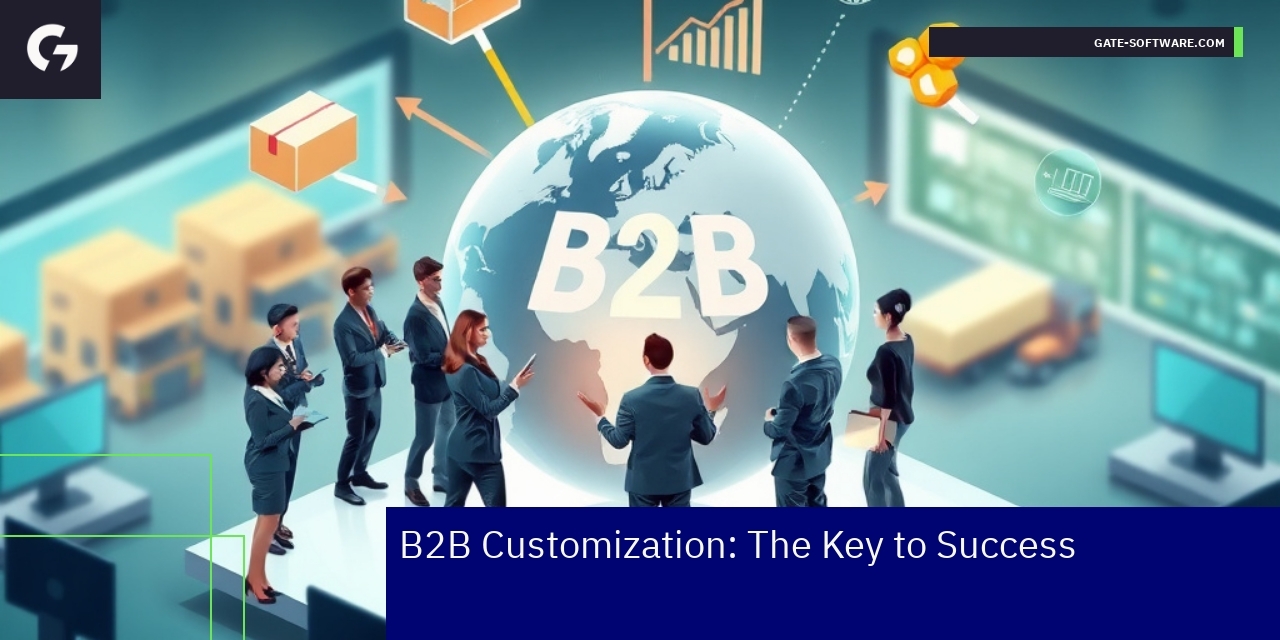 Chart showing B2B customization impact on ROI
