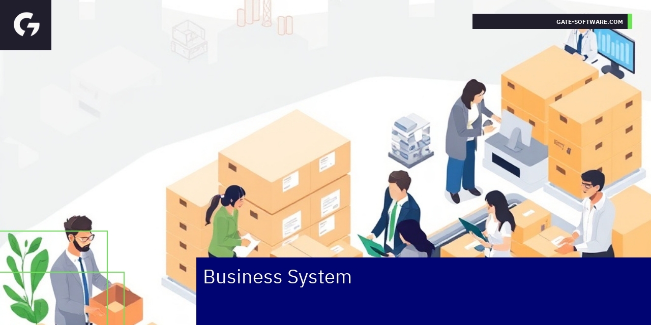 Illustration of B2B order and inventory management