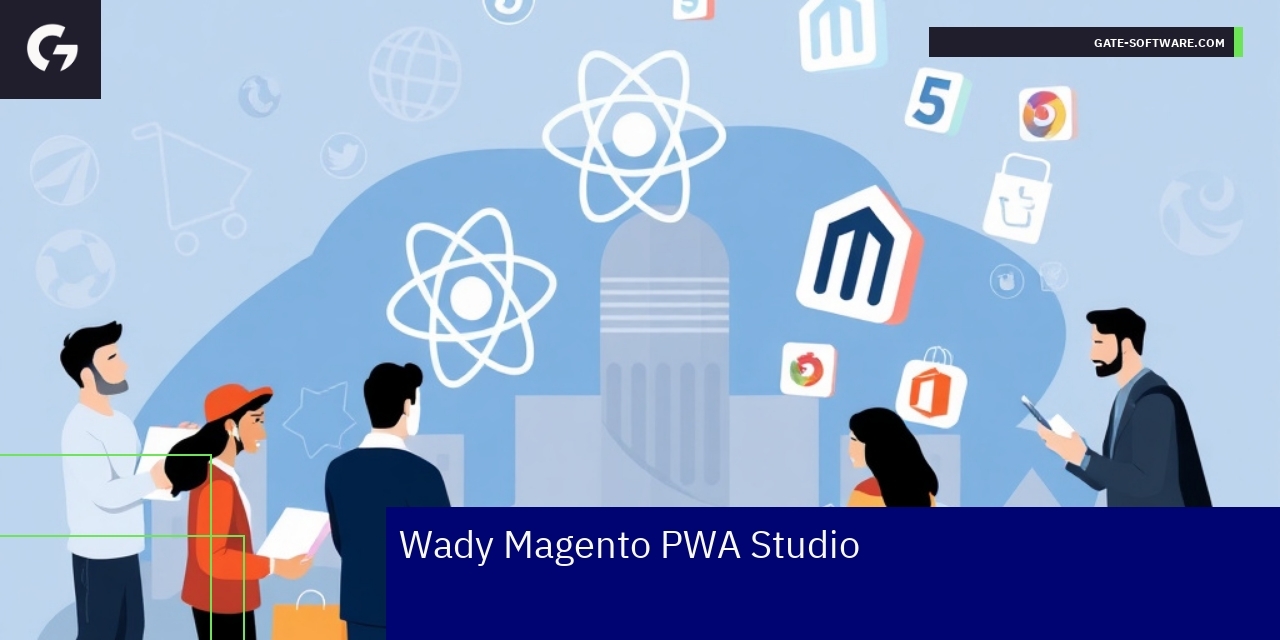 Schemat ukazujący wyzwania Magento PWA Studio