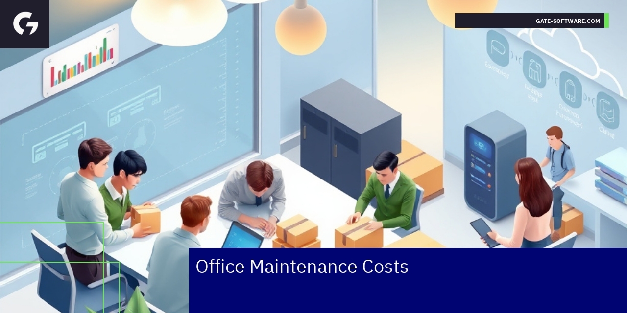 Optimizing Office Maintenance Costs Office workspace with energy-efficient and tech upgrades