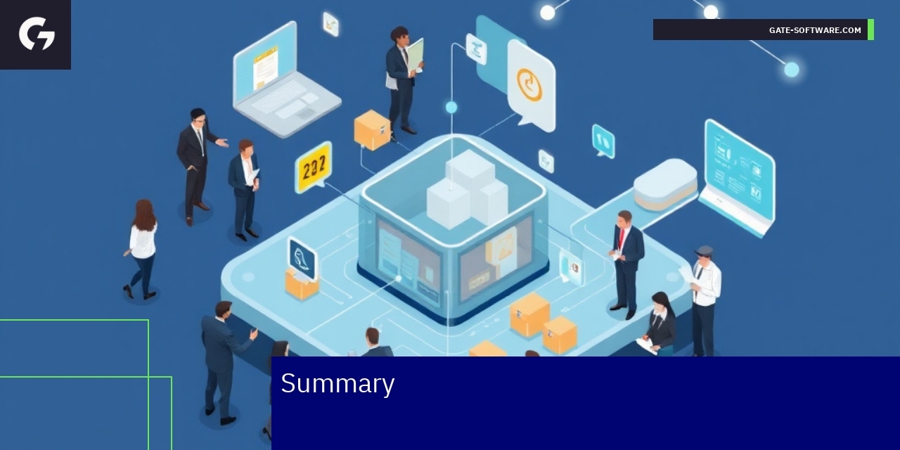 Gate-Software B2B eCommerce Solutions Overview Illustration of B2B eCommerce integration and features