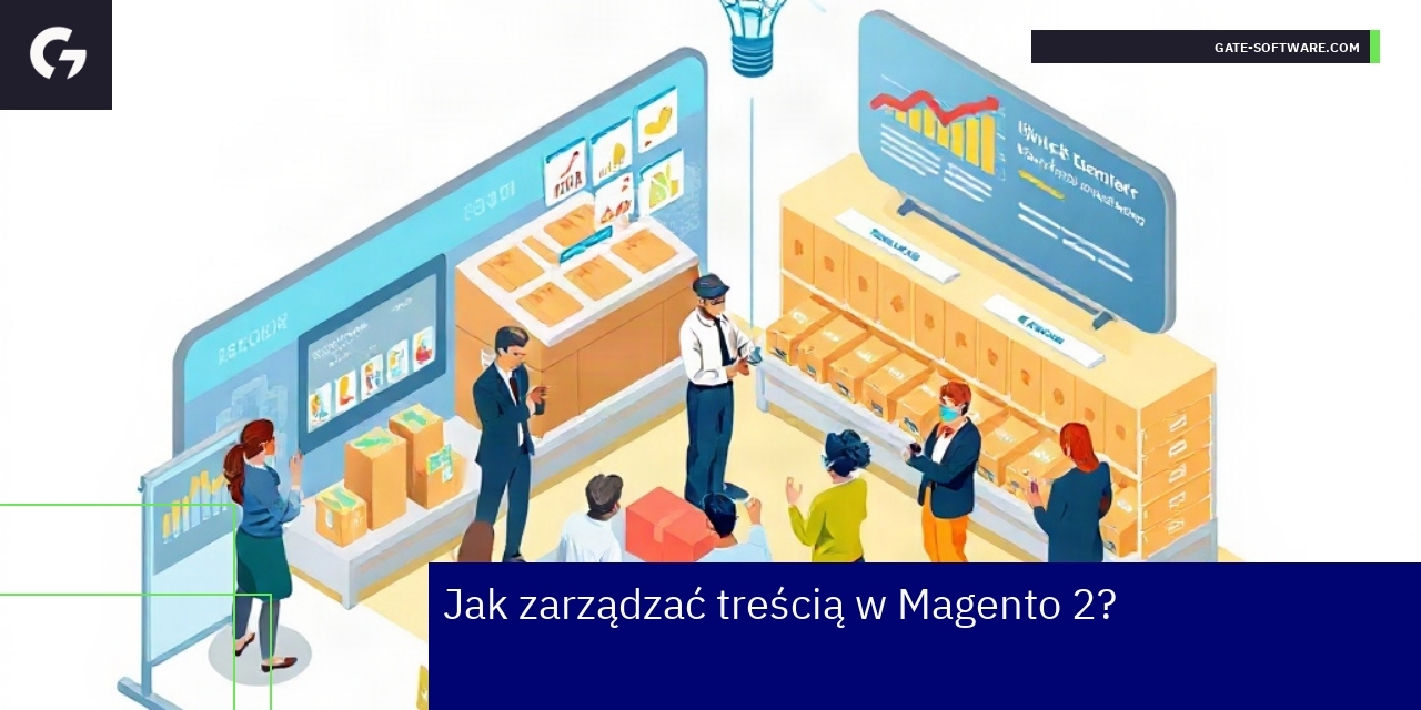 Panel administracyjny Magento 2 na ekranie urządzenia